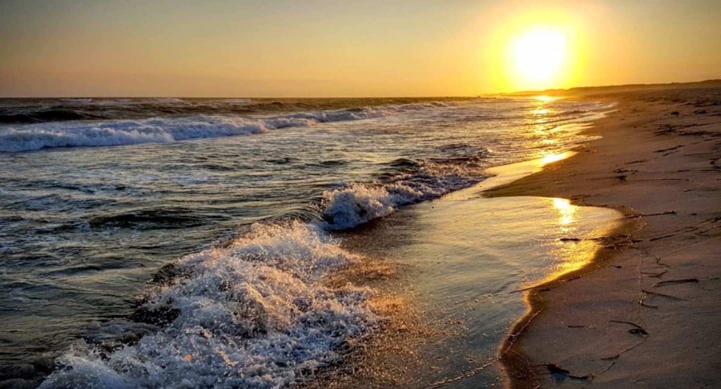 Ponquogue Beach family-friendly atmosphere with concessions and restrooms near Hampton Bays